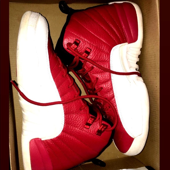 gym red 12s size 8
